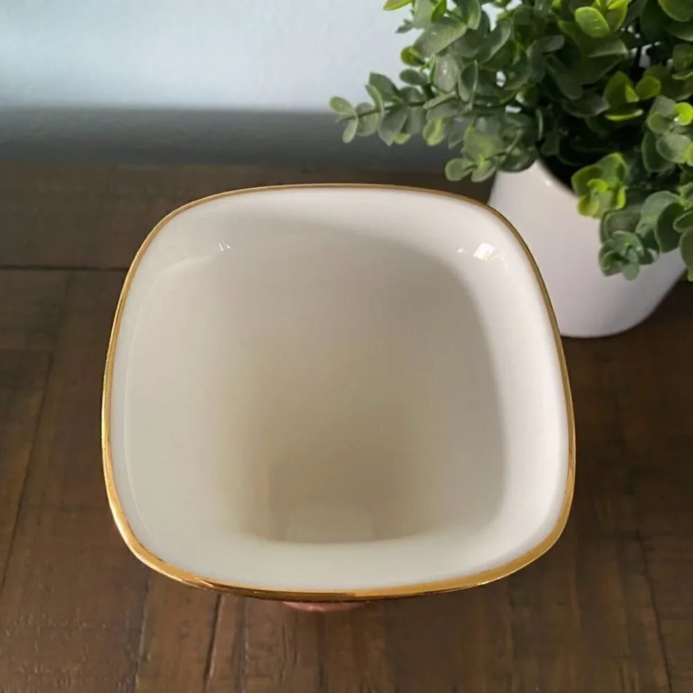 Wedgwood Marrakech Bone China Vase Gold & Copper